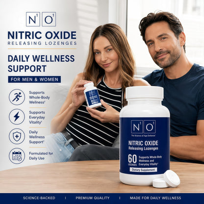 N1O1 Nitric Oxide Lozenges Supplement, 60 Count, 30-Day Supply